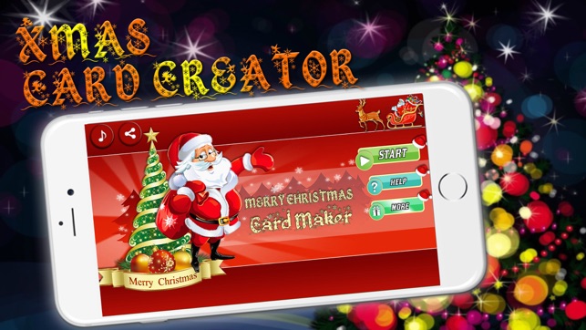 Merry Christmas Card Maker: Make Santa Claus Cards(圖1)-速報App