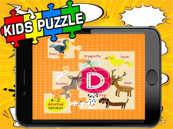 Screenshot #5 pour ABC ZOO Alphabet Jigsaw Puzzle enfants jeux