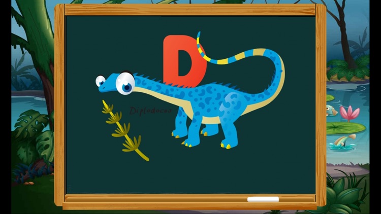 Funny ABC Dinosaurs Writing Listening Free Games