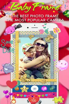 Game screenshot Insta Kid Photo Frame -  Babe photo collage - cute apk