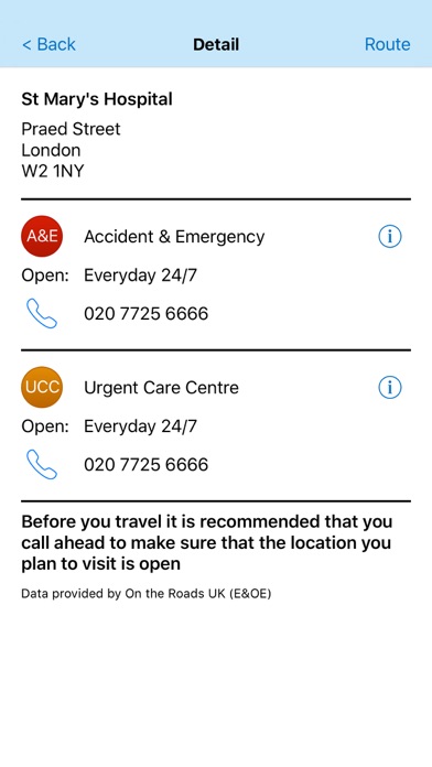 Find Emergency Medical Help UK Screenshot