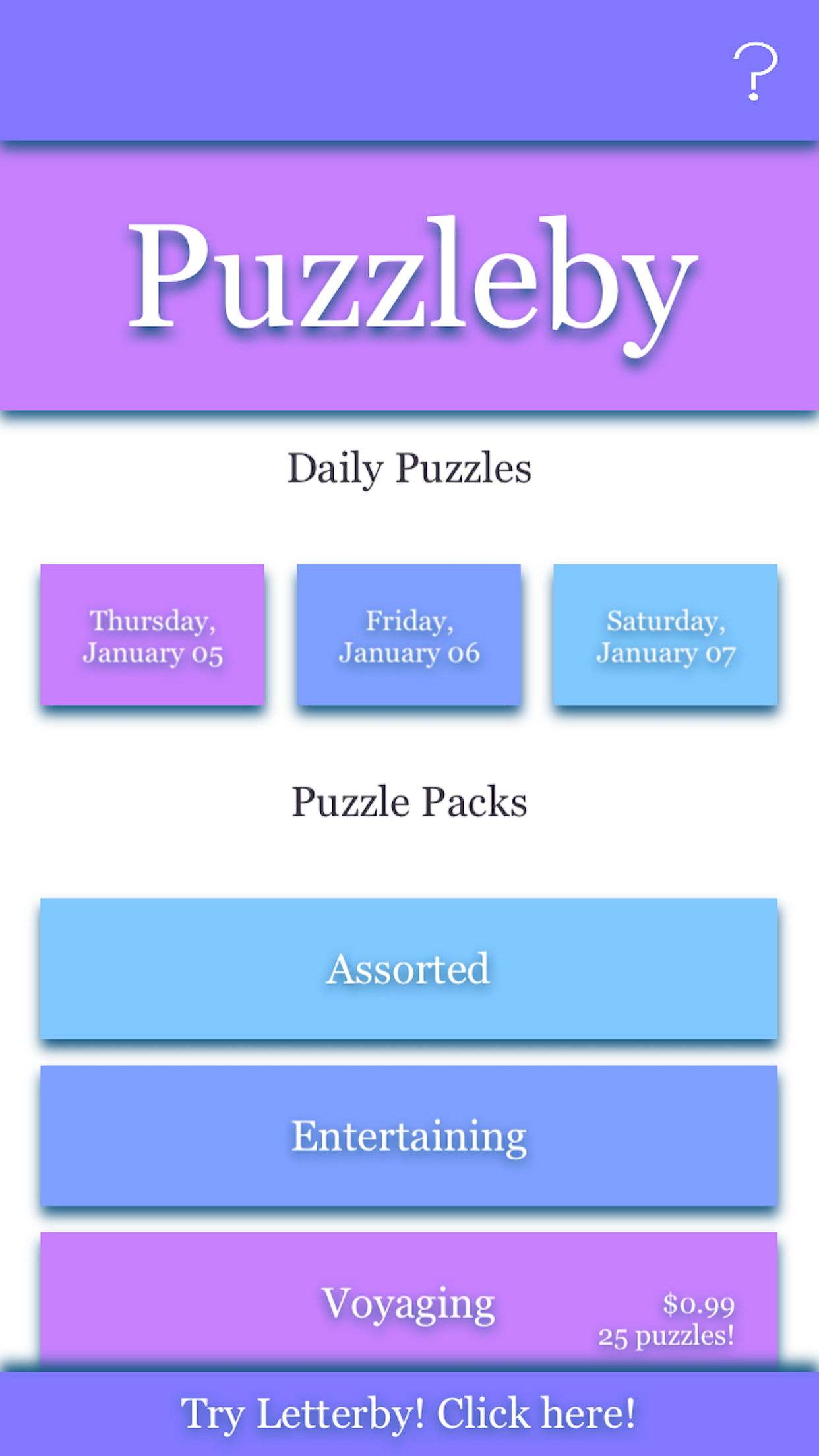 Puzzleby screenshot 5