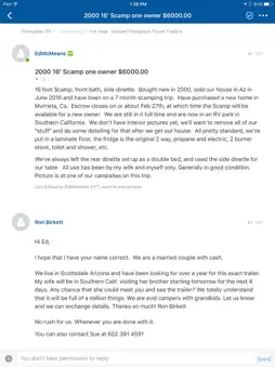 Fiberglass RV Owners Community screenshot 5