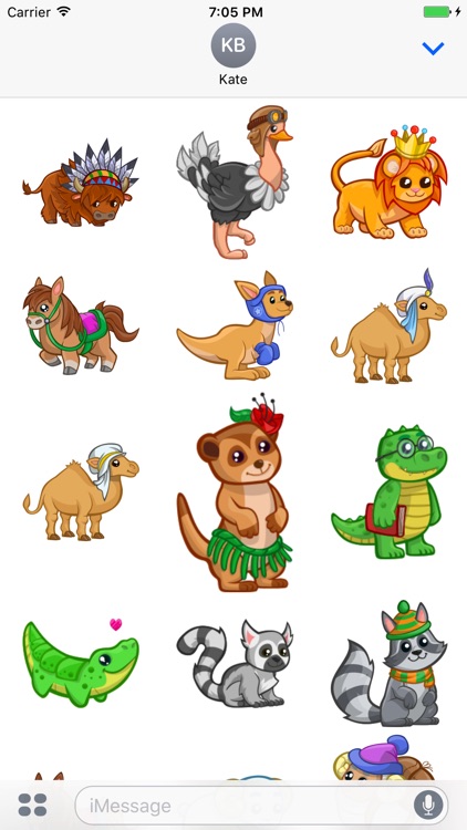 Cute Baby Animal Stickers for iMessage