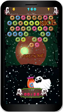 Game screenshot Ghost Donut Shooter - Puzzle Bubble Deluxe apk