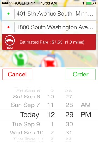 Red & White Taxi APP screenshot 4