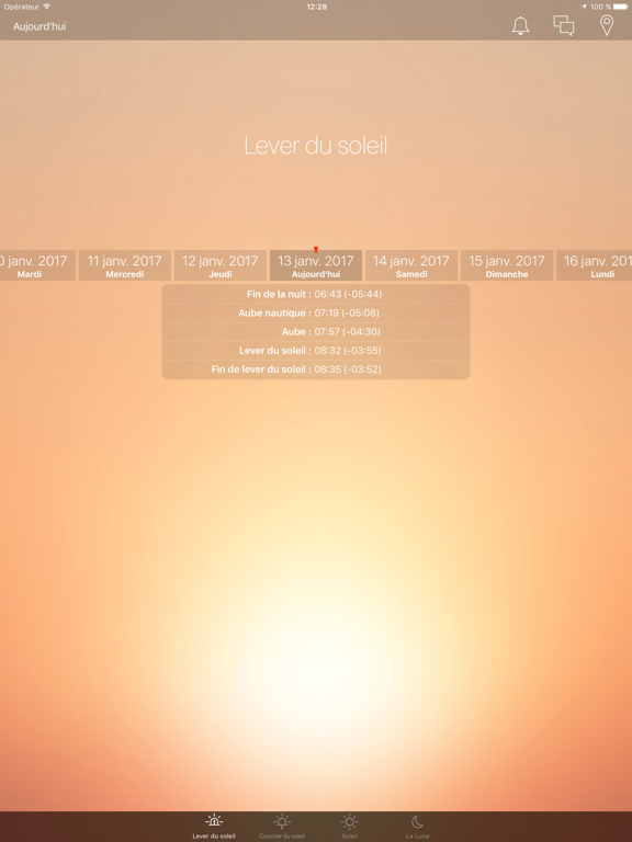 Screenshot #4 pour Lever du soleil Coucher du soleil