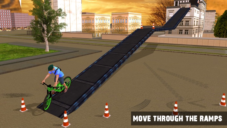 Rooftop Bicycle Stunts Simulator 2017 screenshot-3