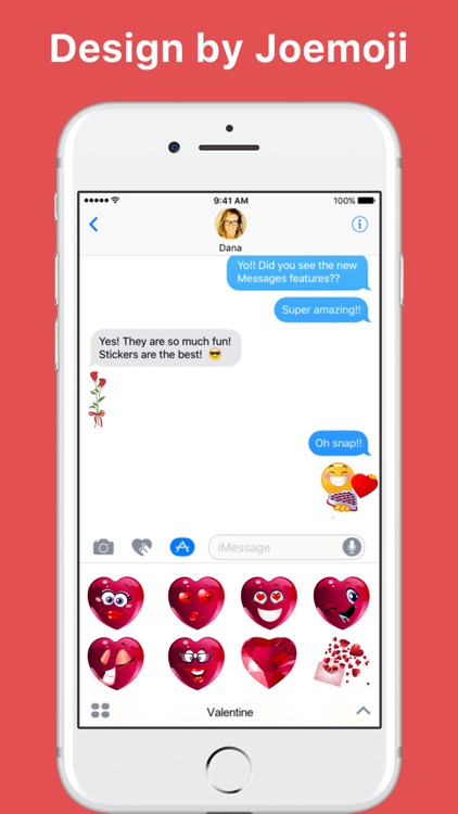 Valentine stickers by Joemoji