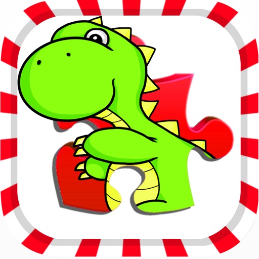 Dinosaur Jigsaw Puzzles Learning Games For Kids HD Icon