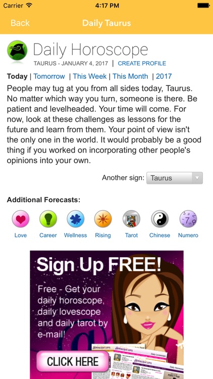 Daily horoscope - Astrology and tarot reading