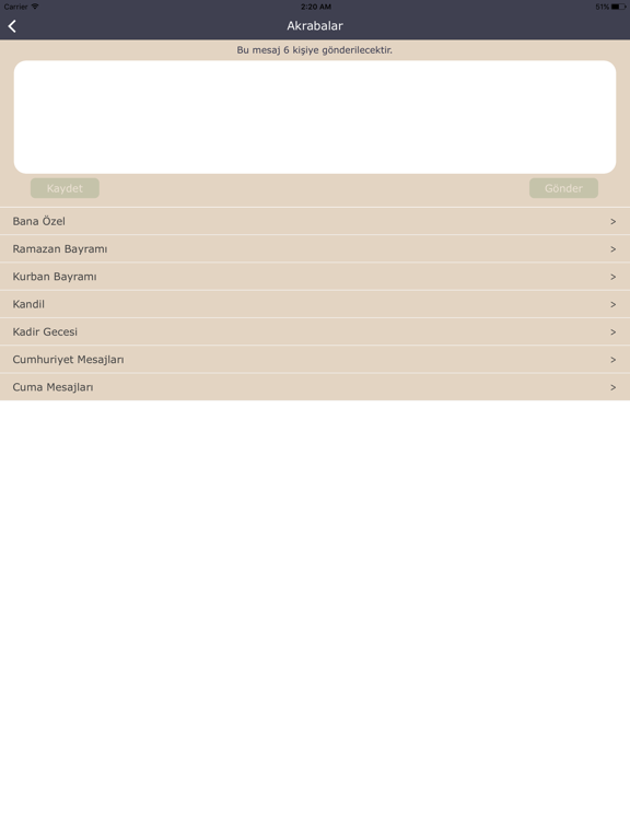Screenshot #5 pour Toplu Kolay Mesaj - Grup Sms