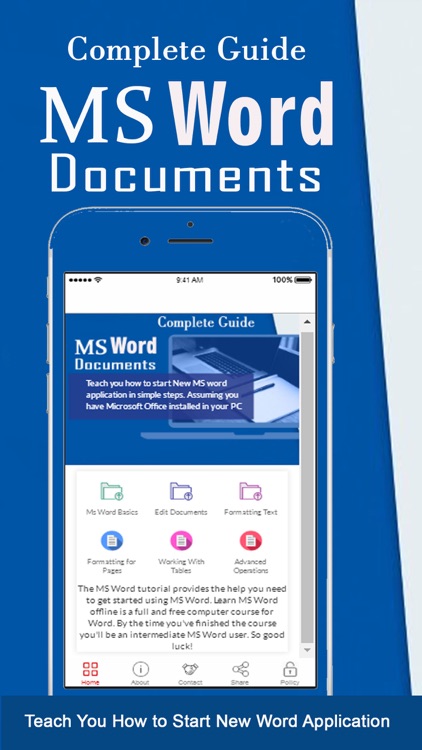 Learn Features of MS Word Document