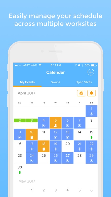 NurseGrid - calendar for nurses, by nurses screenshot-0