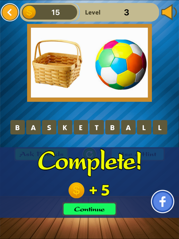 Screenshot #6 pour Guess The Words, Pic To Words - 4 Pics 1 Word