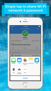 Wi-Fi Password Sharing Widget screenshot #4 for iPhone