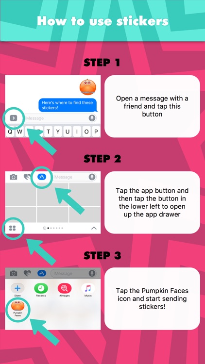Pumpkin Faces stickers by CreatorE