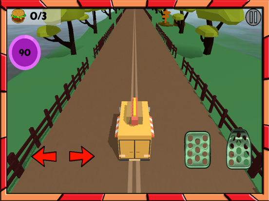 Hamburger Catching Van – Extreme Fun game 2017 iPad screenshot