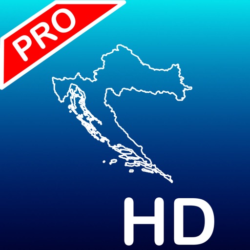 Aqua Map Croatia HD Pro - GPS with Nautical Charts icon