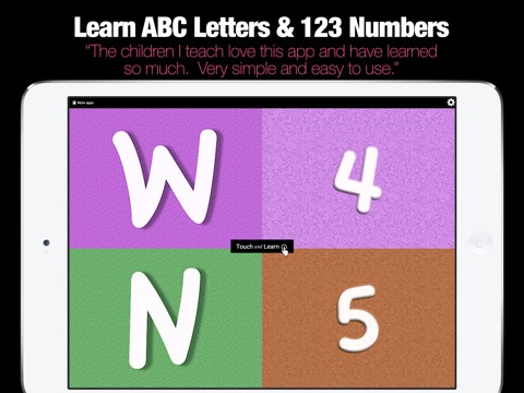 Touch and Learn - ABC Alphabet and 123 Numbersのおすすめ画像1