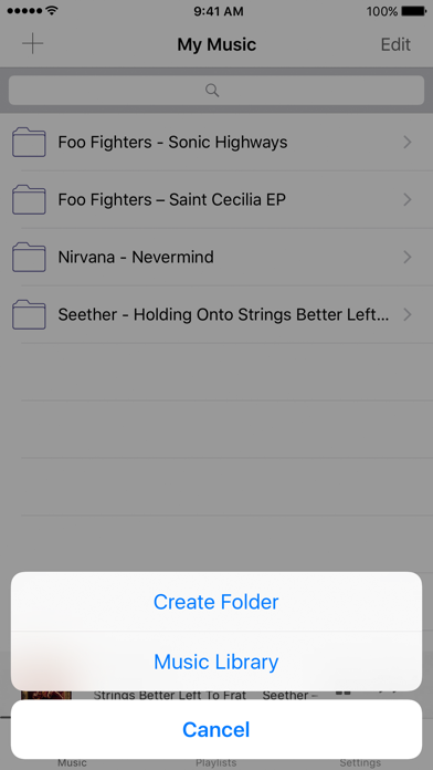 FLAC Player for iPhone Screenshot