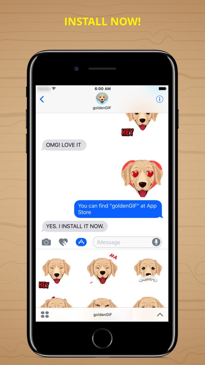 goldenGIF - Animated GIF Golden Retriever Emoji screenshot-4