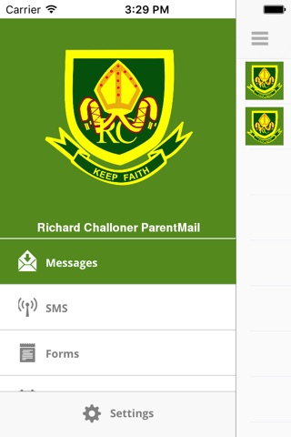 Richard Challoner ParentMail (KT3 5PE) screenshot 2