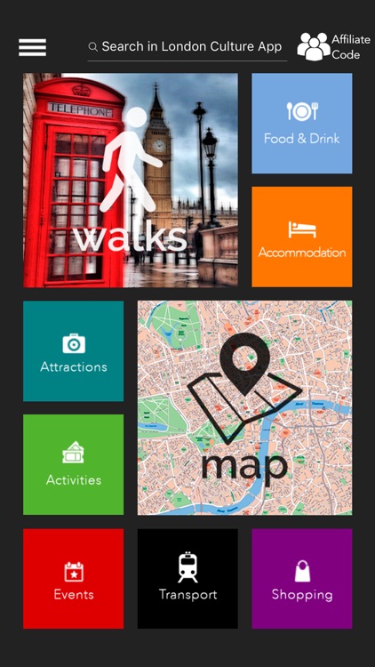 London Culture Lite app