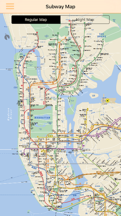 iSubway NYC Offline Map Screenshot