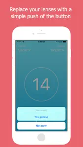 LensAlert - Contact Lens Reminder and Tracker screenshot #2 for iPhone