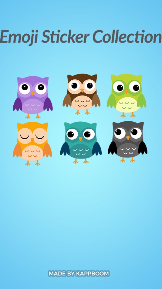 Cute Owl Stickers by Kappboom - 1.0 - (iOS)