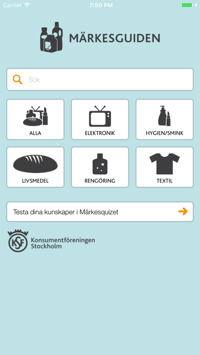 Screenshot #1 pour Märkesguiden