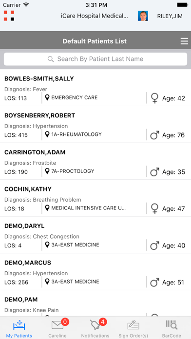 Screenshot #1 pour iCare EHR