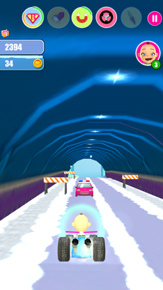 Baby Snow Run - Running Game screenshot 5