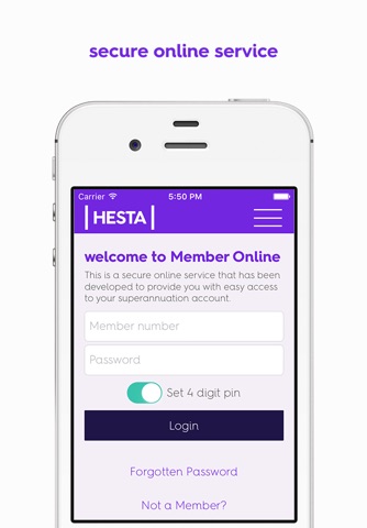 HESTA Mobile screenshot 2