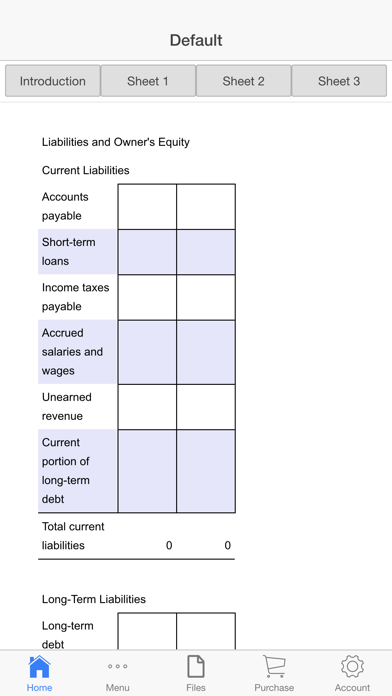 Screenshot #3 pour Balance Sheet