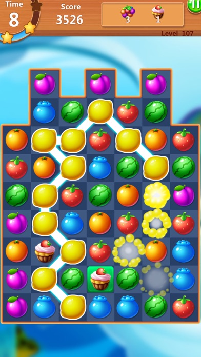 Screenshot #2 pour Fruit Connect Sweet