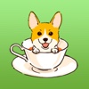 Adorable Corgi Dog Stickers