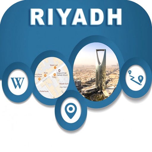 Riyadh  Saudi Arabia Offline City Maps Navigation icon