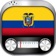 Radios Ecuador FM AM / Radio Stations Online Live app icon - Music app for iPhone