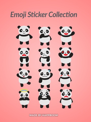 Fantastic Panda Emojisのおすすめ画像1