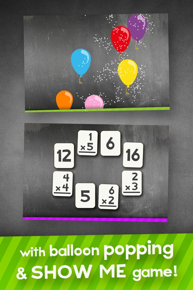 Multiplication Flash Cards Games Fun Math Problems screenshot 2