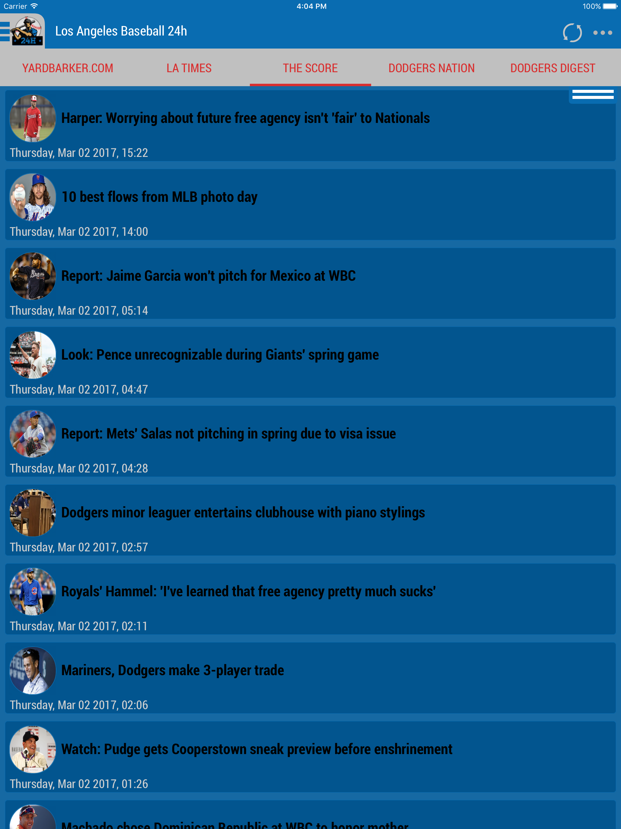 Los Angeles Baseball 24h screenshot 4