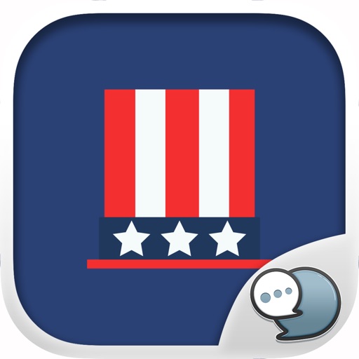 4th of July Stickers for iMessage By ChatStick