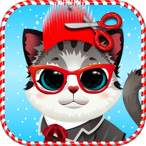 Christmas Kitty Salon - Crazy Cat Makeover Salon iOS App