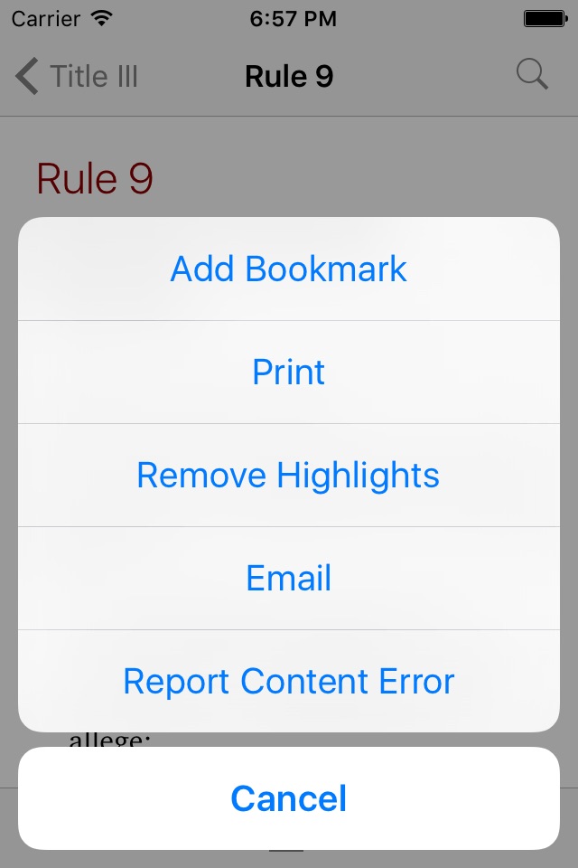 Federal Rules of Civil Procedure (LawStack's FRCP) screenshot 3