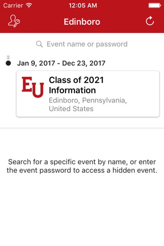 Edinboro University Special Events screenshot 2