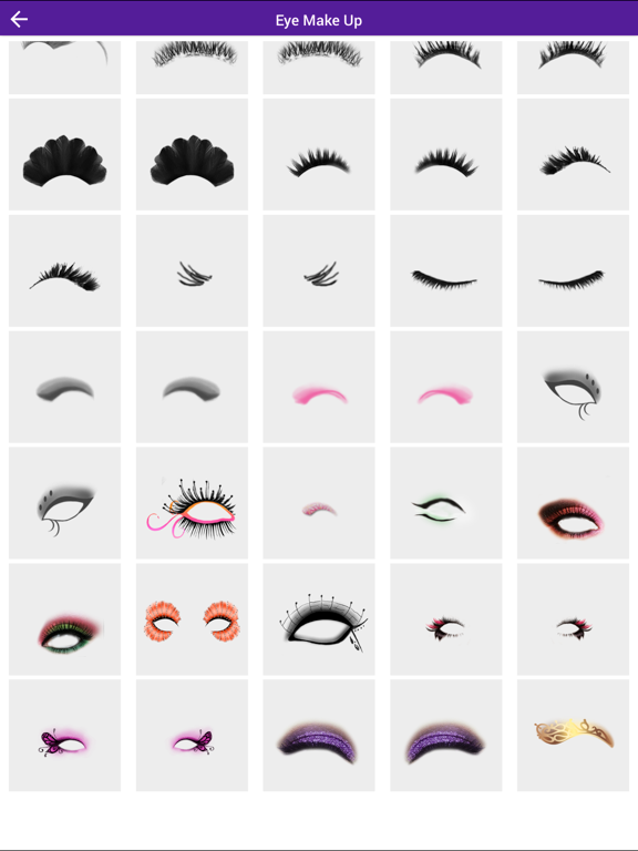 Eye Make Up Camera Photo Editor iPad screenshot