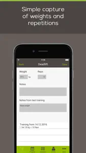 yourWorkout - your smart workout diary screenshot #2 for iPhone