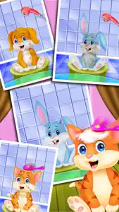 Wash and Dress up Pets screenshot #2 for iPhone